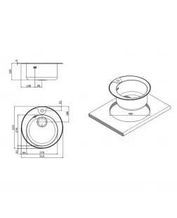 Кухонна мийка Apell Circum CIVIFRIAC Satin