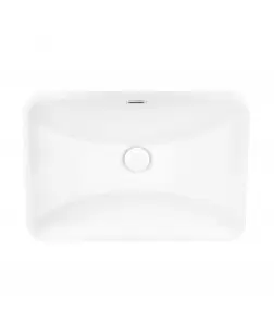 Раковина Qtap Jay 590х400х175 White з донним клапаном QT0711K306W