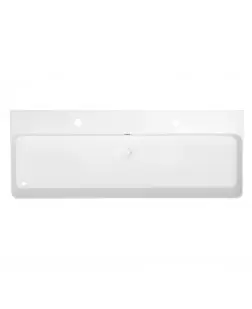 Раковина Qtap Nando 1100х420х135 White з донним клапаном QT1211K428W