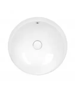 Раковина Qtap Jay 475х475х200 White з донним клапаном QT0711K305W