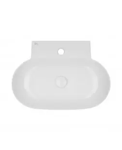 Раковина Qtap Cardinal 565х400х130 White з донним клапаном QT0411K177W