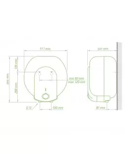 Водонагрівач Tesy Compact Line 10 л над мийкою, мокрий ТЕН 1,5 кВт (GCA1015L52RC) 304136