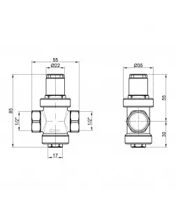 Редуктор Icma 1/2" №248