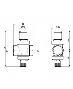 Редуктор Icma 3/4" №247