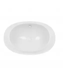 Раковина Qtap Leo 660x425x250 White з донним клапаном QT11114032W