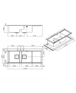 Кухонна мийка Apell Sinphonia PD1162IRKITW Satin