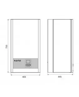 Котел газовий Airfel DigiFEL Premix 38 кВт