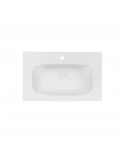 Раковина Qtap Albatross 5H 800х500х210 White з донним клапаном QT01115080HW