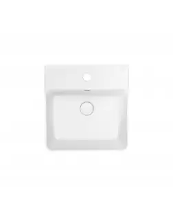 Раковина Qtap Nando B 400х420х155 White з донним клапаном QT12117040BW