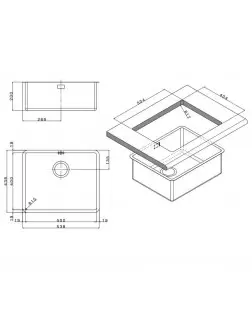 Кухонна мийка Apell Ferrara Plus FEM50UBC Brushed