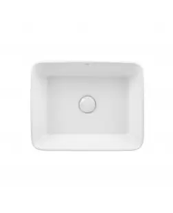 Раковина-чаша Qtap Tern 475х370х140 White з донним клапаном QT17112074W