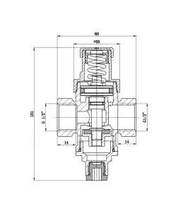 Редуктор SD Forte 1/2" SF241W15