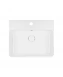 Раковина Qtap Nando 500х420х130 White з донним клапаном QT1211K404AW