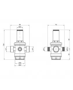 Редуктор Icma 1/2" №246