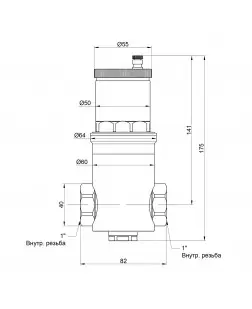 Дегазатор Icma 1" №740