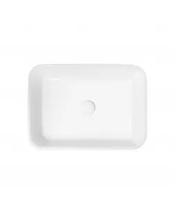 Раковина-чаша Qtap Tern 500х370х200 White з донним клапаном QT1711A048W